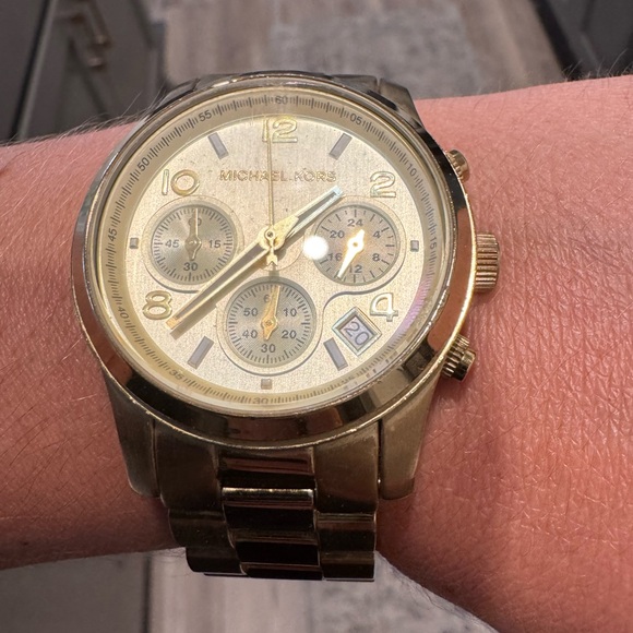 Michael Kors Gold Chronograph Watch